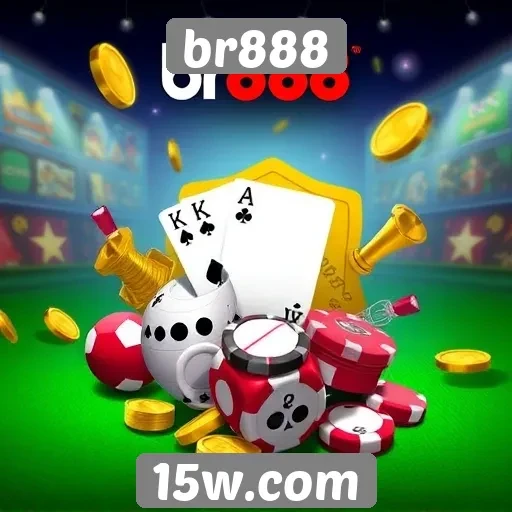 Variedade de jogos disponíveis no br888