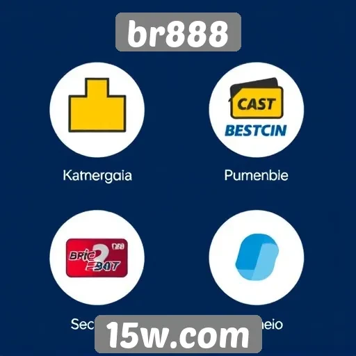 Métodos de pagamento disponíveis no br888